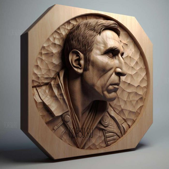 trent reznor 3 stl model for CNC